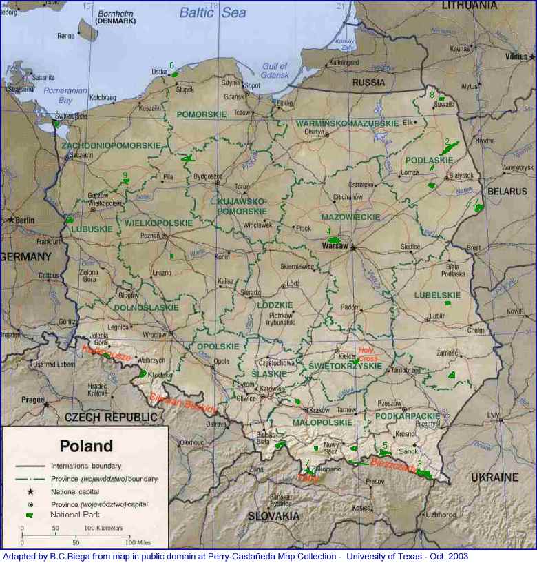 Poland map