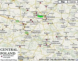 central Poland map 