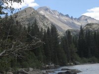 Long's Peak over Bear Lake 