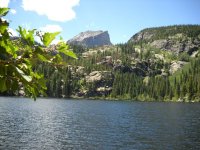 Hallett Peak over Bear Lake 