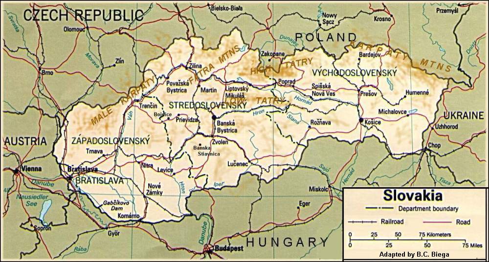 Slovakia Map